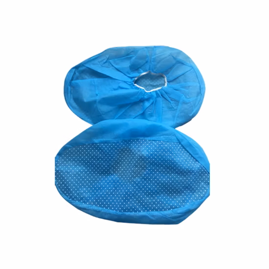 Disposable Slip Resistant PVC Dotted Shoe Cover