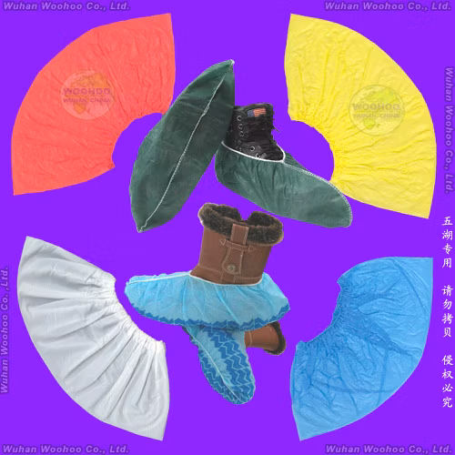 Copriscarpe protettivo chirurgico/medico/impermeabile/trasparente in plastica/PE/poli/HDPE/LDPE/CPE/PP monouso non tessuto per servizi ospedalieri/laboratorio/industria di trasformazione alimentare