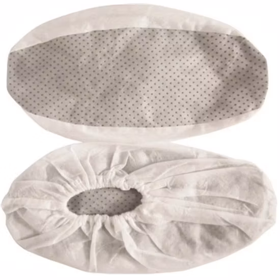 Copriscarpe usa e getta antiscivolo in PVC punteggiato